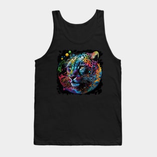 Painted leopard Tank Top